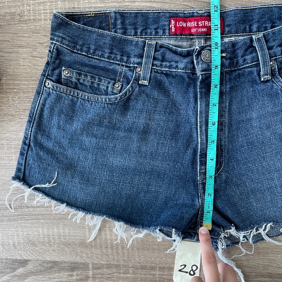 Vintage Levi's 529 medium rise denim cutoff shorts - Picture 6 of 12